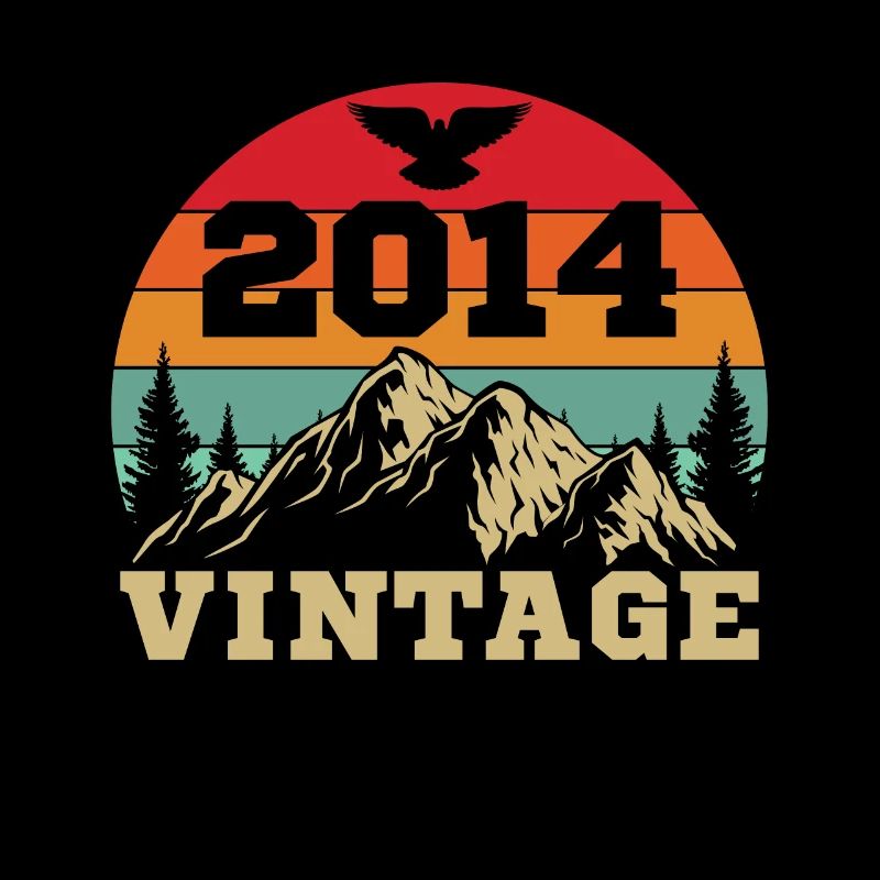 2014 Vintage Retro Geburtstagsgeschenk