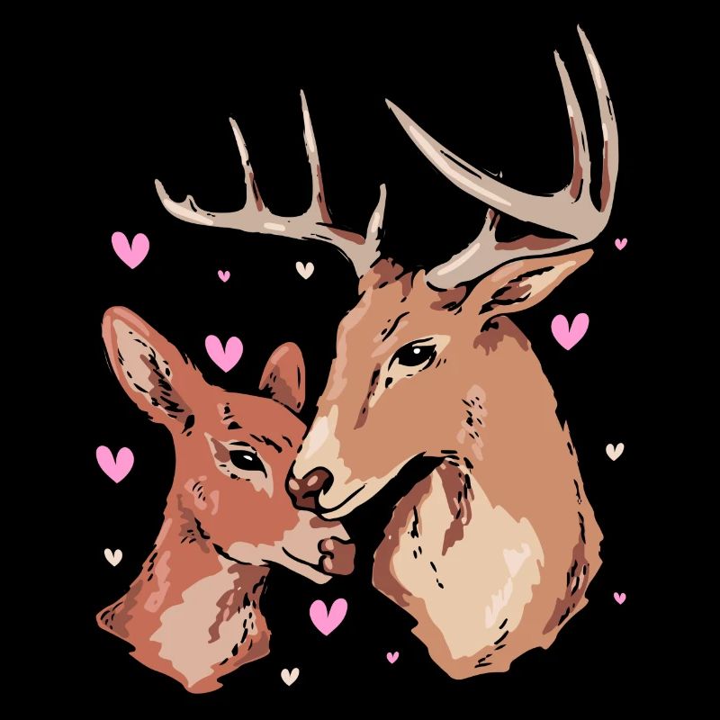 Hirsch Liebe Herz