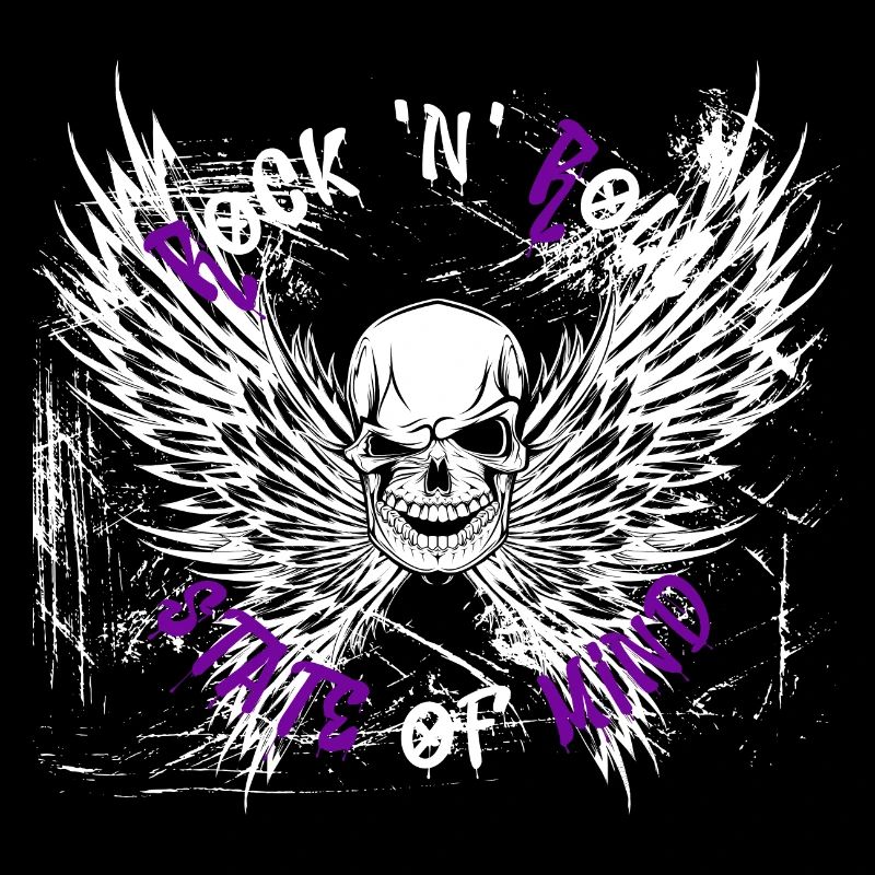 Rock n Roll state of mind helles Design