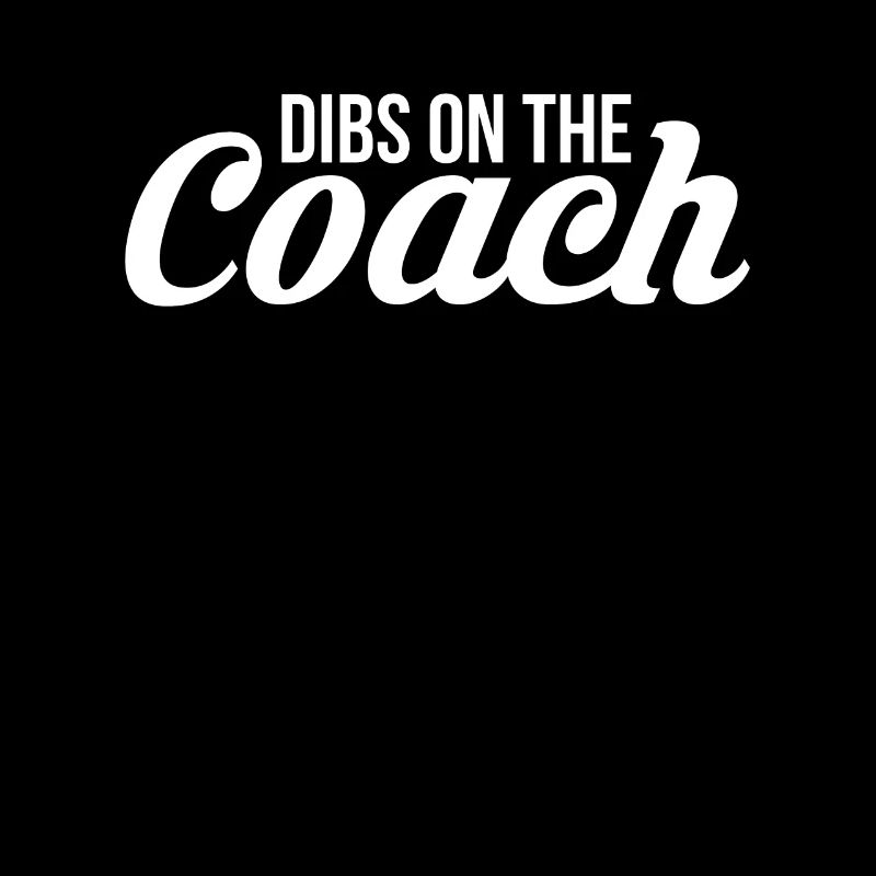 Baseball Dibs On The Coach Trainer Shirt Geschenk
