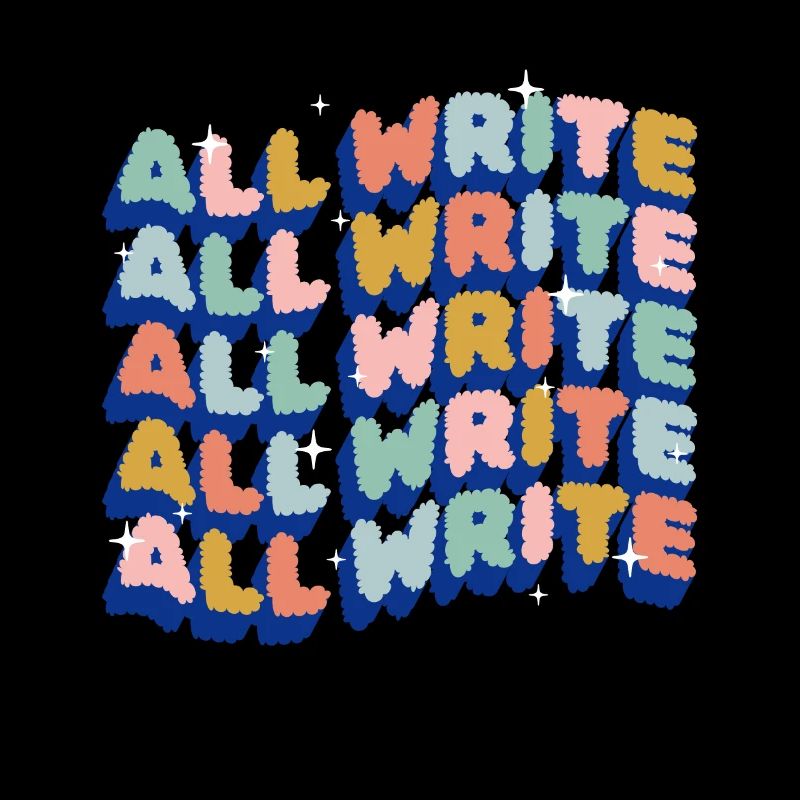 All Write Shirt Cadeau de journaliste