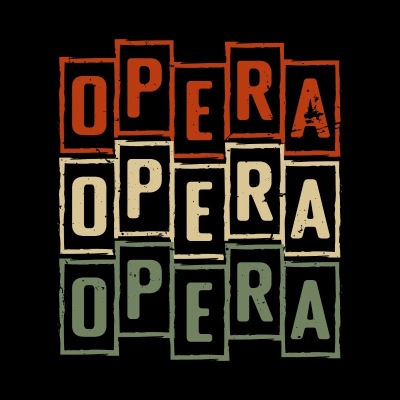 Vintage Retro Opera Opera Singer