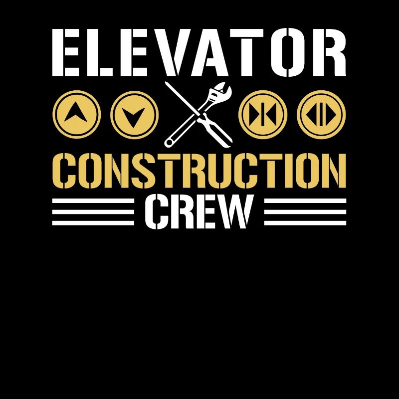 Elevator Construction Crew Shirt Geschenk