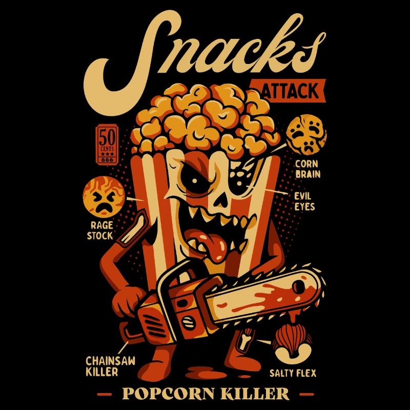 Slasher Snacks Attacks Popcorn Killer