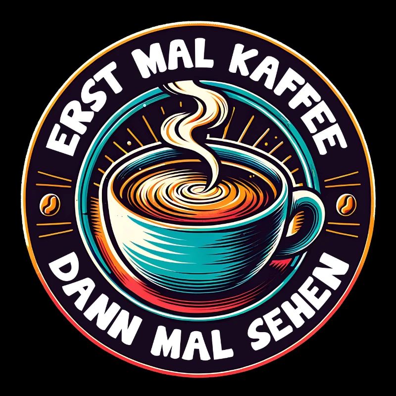 Erst mal Kaffee - dann mal sehen Kaffeemotiv