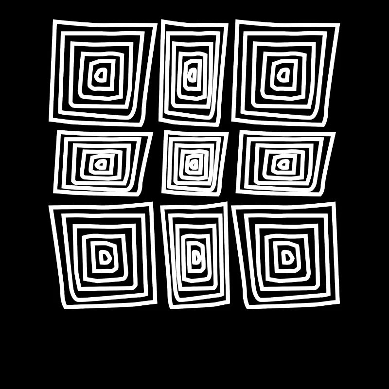 Illusion Optical Illusion T-Shirt Funny