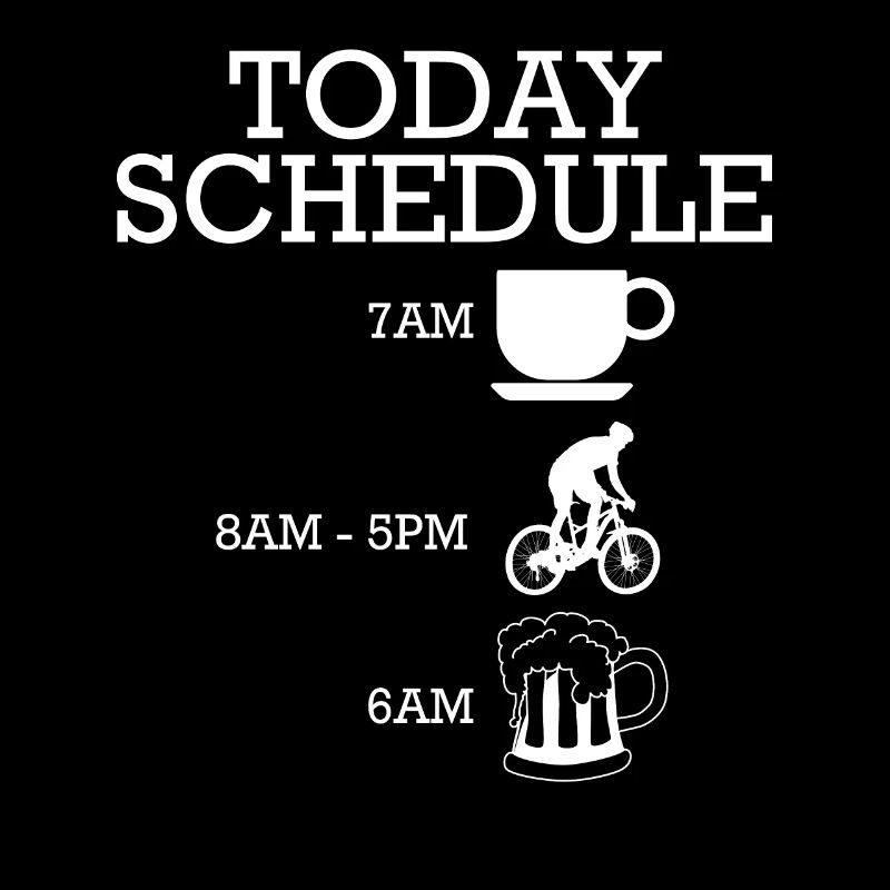 Today Schedule - KAFFEE - Mountainbike - BIER