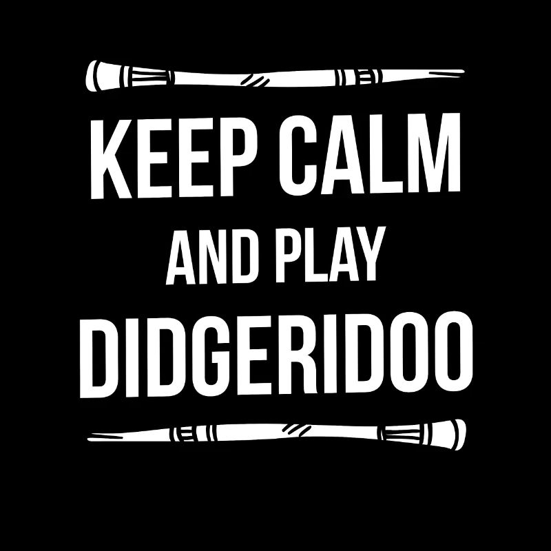 Keep Calm And Play Didgeridoo T-Shirt Geschenk