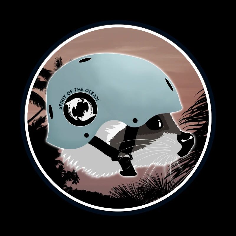 Surfing Waschbär