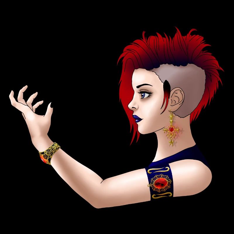 Gothic Punk Mädchen