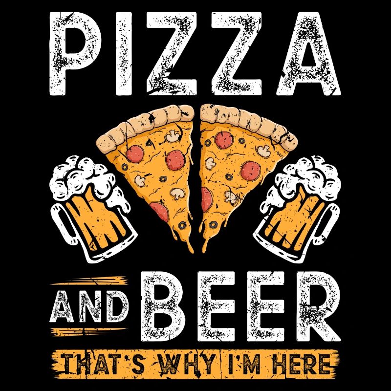 Pizzabäcker Lustiger Pizzaliebhaber