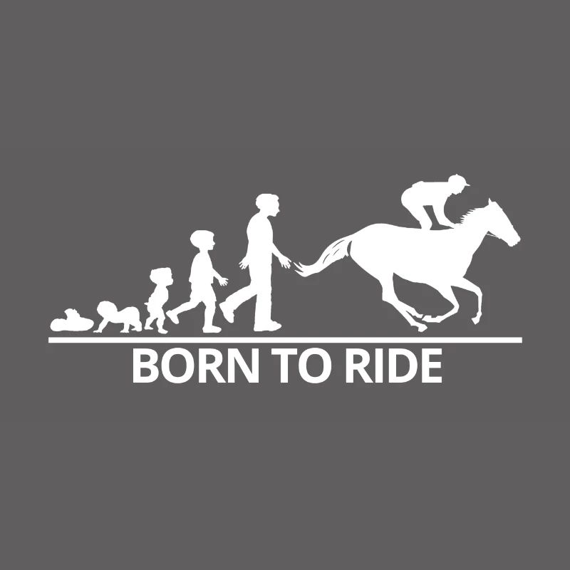 Pferde Pferd Reiterin Reiter Evolution Geschenk