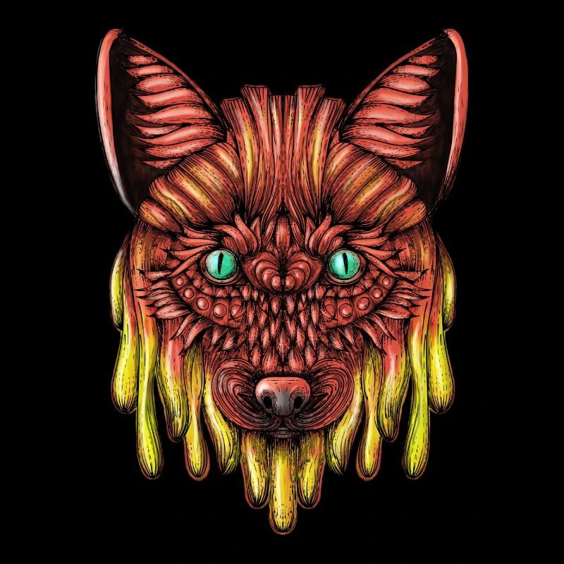 Melting fox