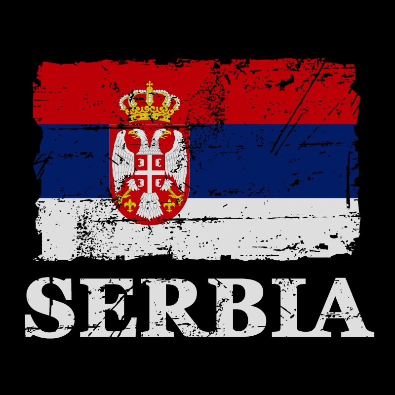 Serbie - drapeau - bannière - drapeau - drapeau