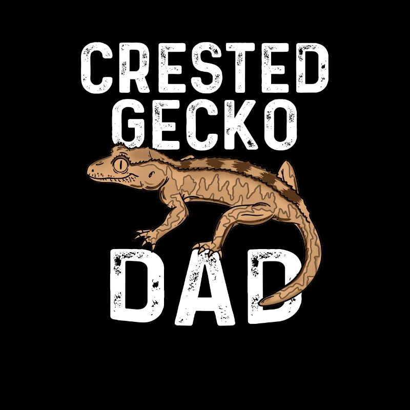 Kronengecko Papa Haustier Eidechse Reptil Geschenk