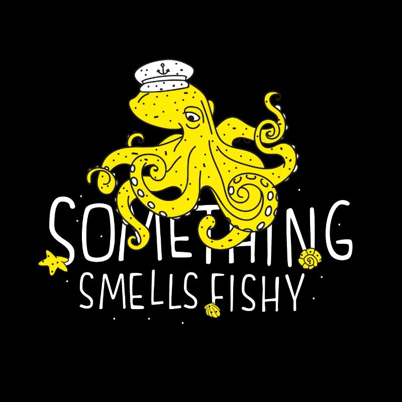 Squid. Octopus. Mer. Poissons. Capitaine.