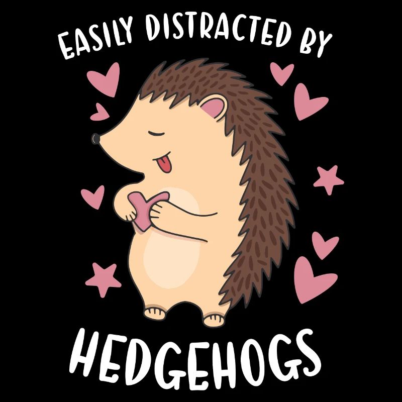 Hedgie facilement distrait par les hérissons Hedgehog