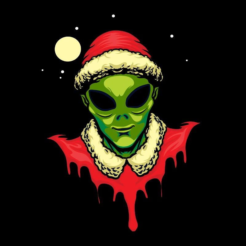 Tenue de Père Noël extraterrestre