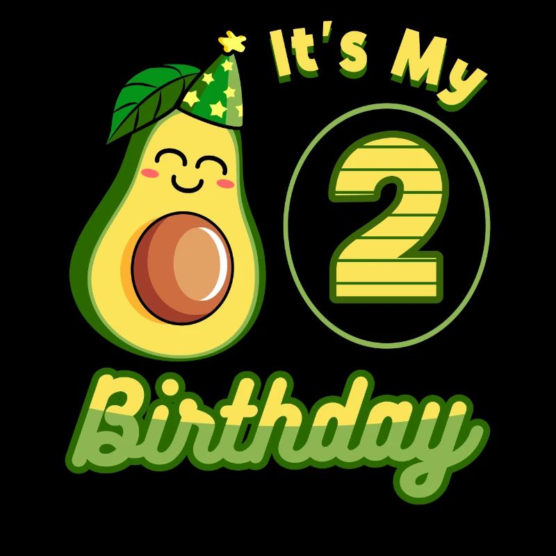 Avocado Lover 2. Geburtstag Guacamole Avocados