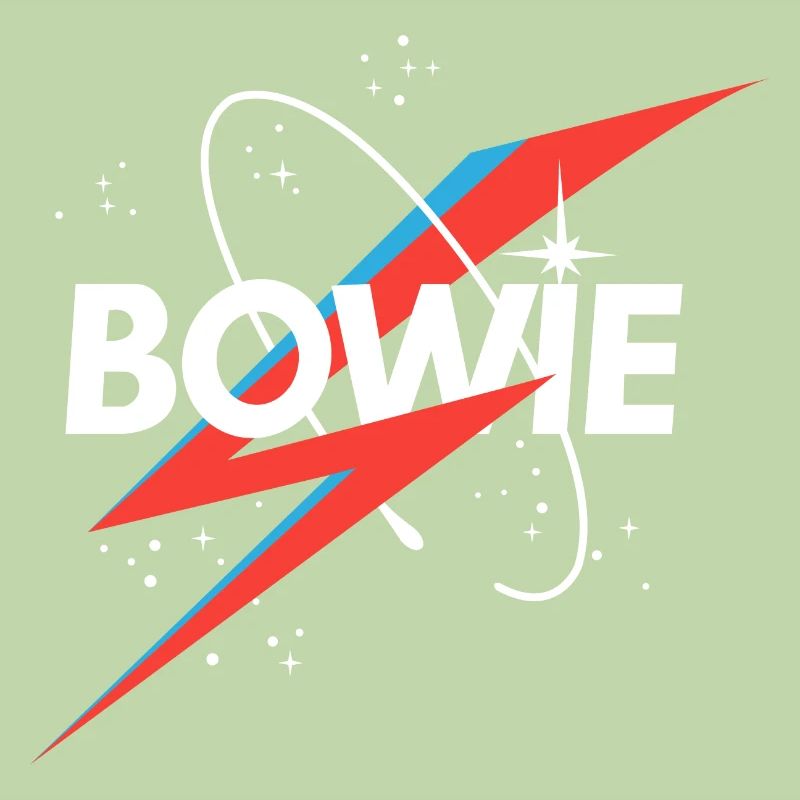 David Bowie Écriture Ciel Ètoilé Avec Flash