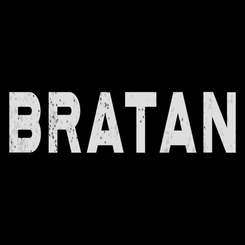 Bratan - Textdesign Bruder Kumpel Jugendsprache