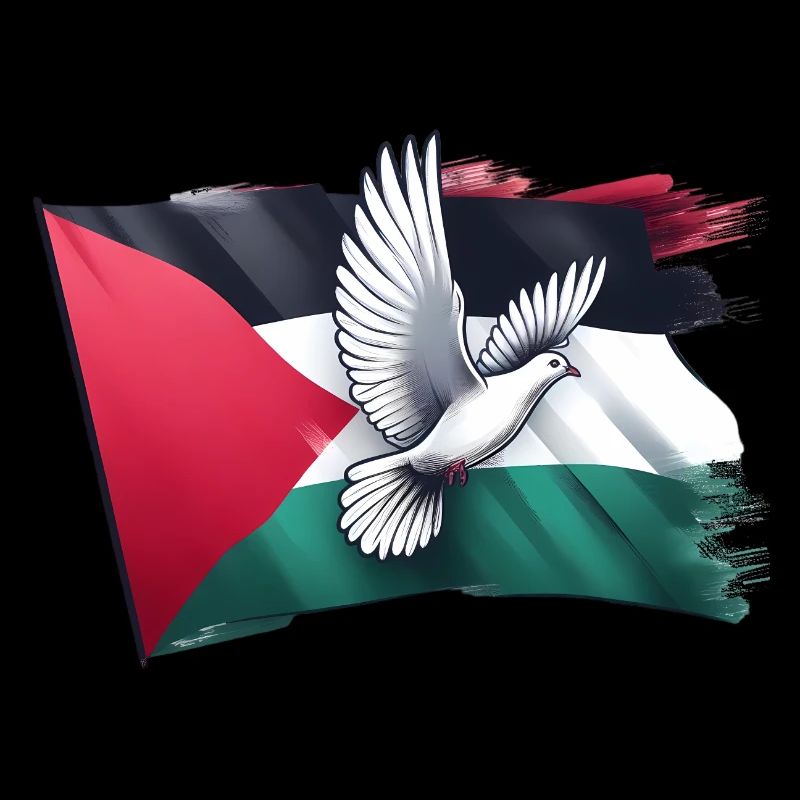 DRAPEAU PALESTINE Drapeau Liberté Paix