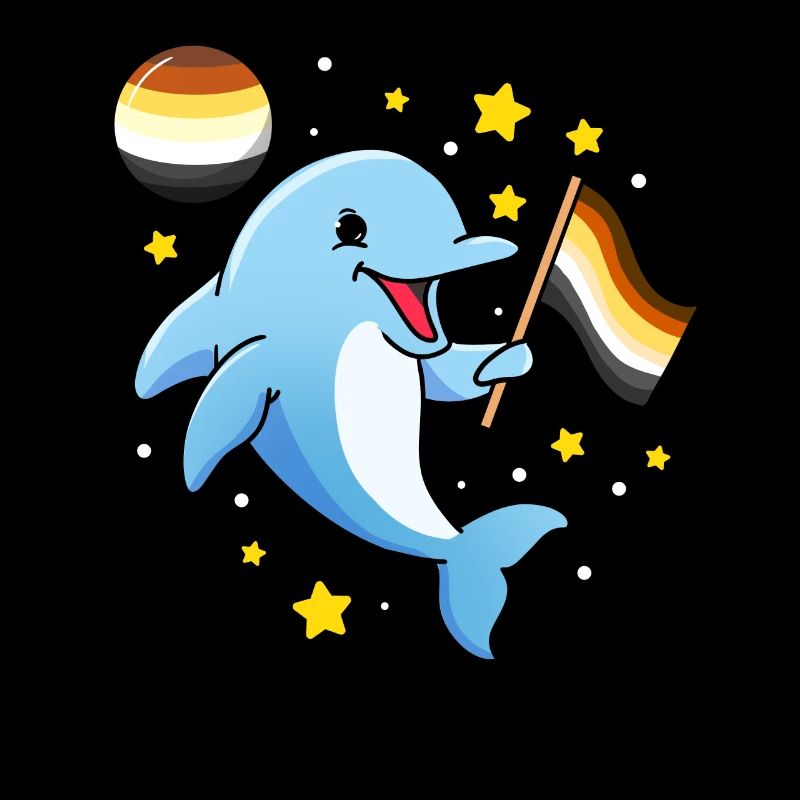 Dauphin dans l’espace Gay Bear Pride