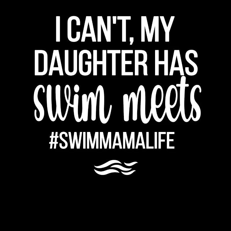 Stolze Schwimmmama Mutter Schwimmer Schwimm-Mama