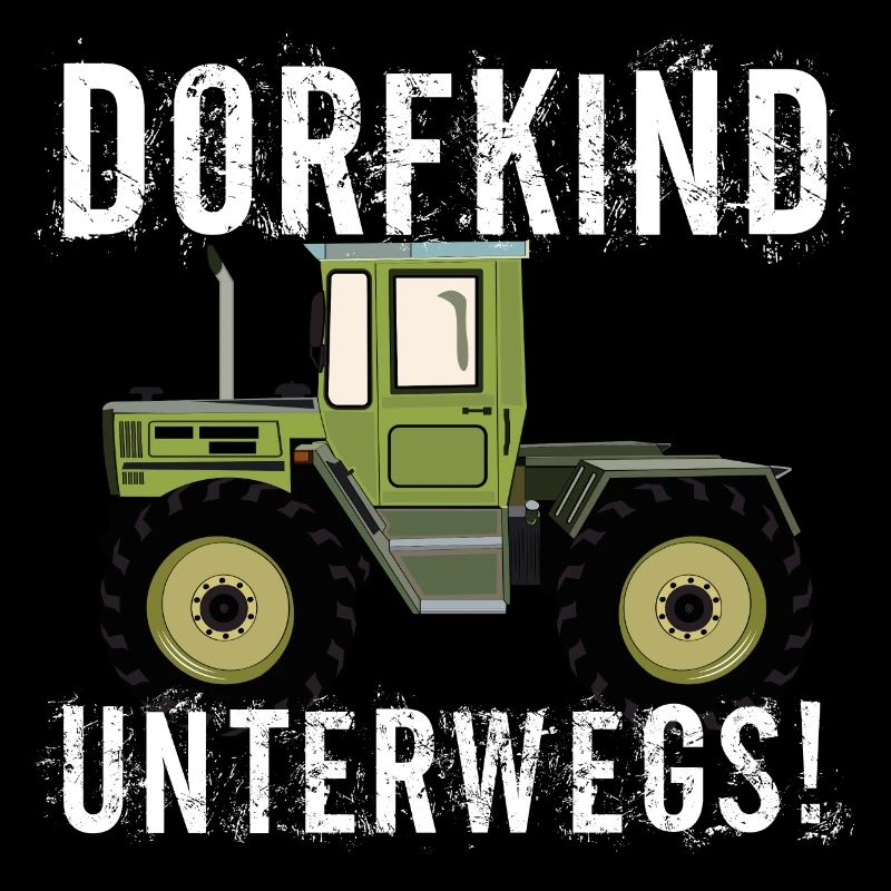 Dorfkind unterwegs - Unimog - MB Trac - Oldtimer