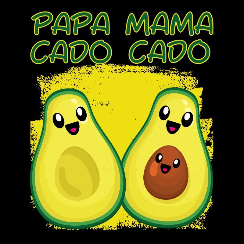 Avocado Funny Mamacado Papacado