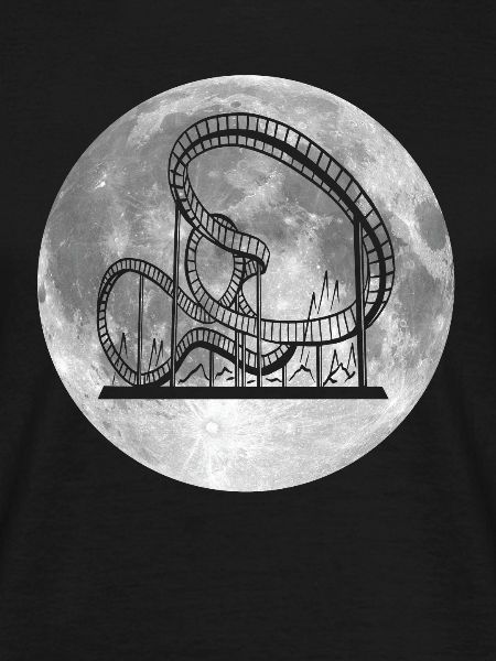 Roller coaster Moon Design