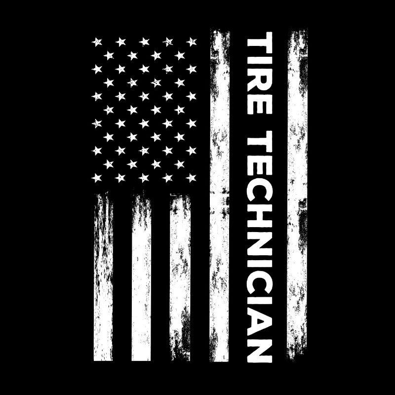 USA Flag Tire Technician