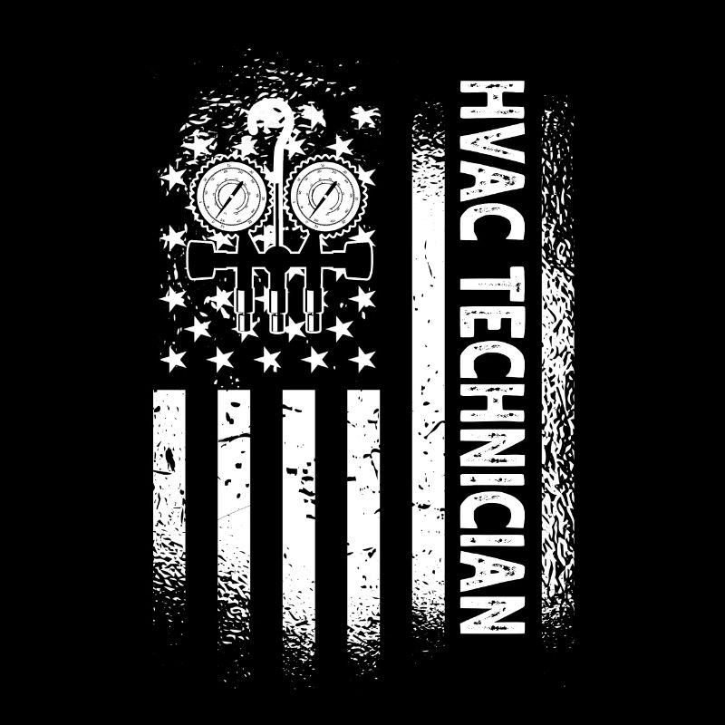 American Hlk Technician Usa Flag