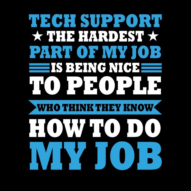Costume de blague de support technique drôle