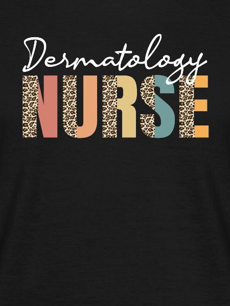 Dermatology Nurse Leopard Pattern