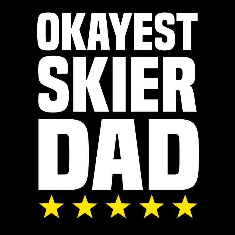 Okayester Skifahrer Papa
