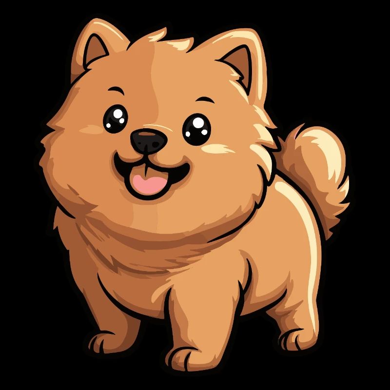 Chow Chow Hund Niedlich