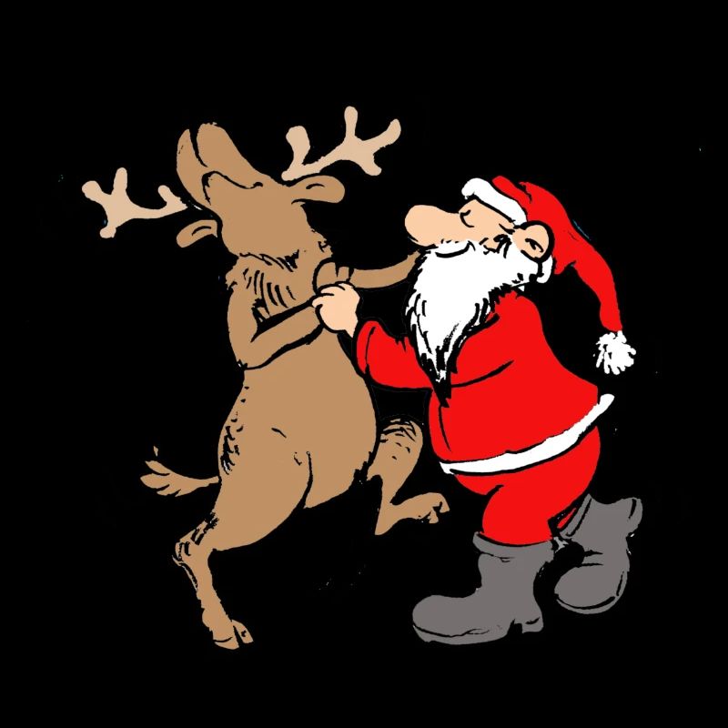 Tanzender Weihnachtsmann