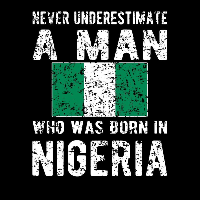 Fier drapeau nigérian nigérian