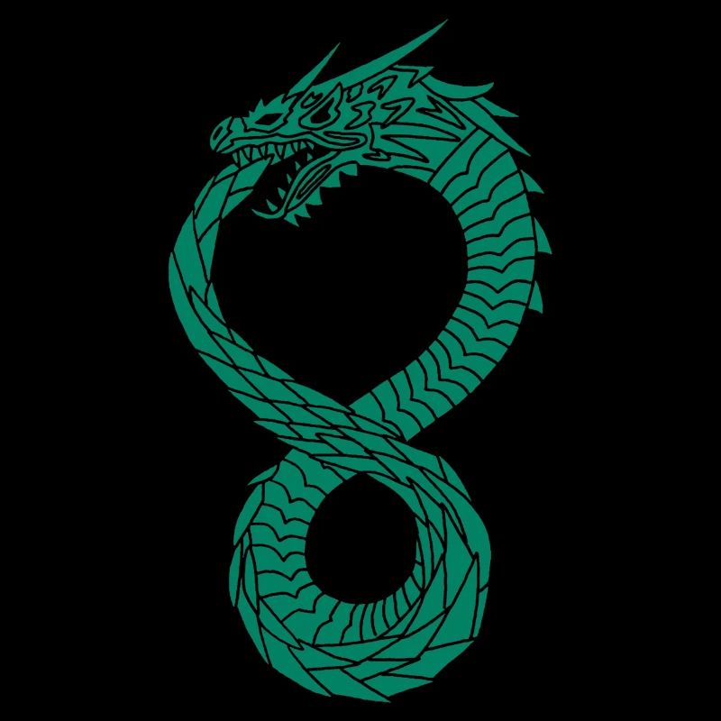 Dragon infini vert