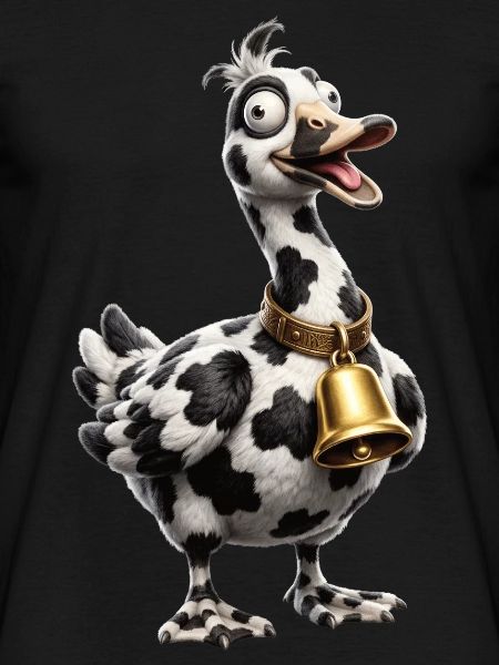 Funny Mixed Goose Cow Pattern