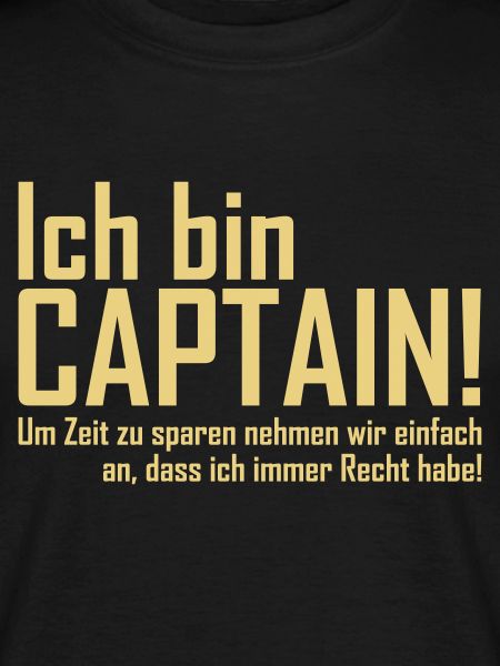 ich bin captain