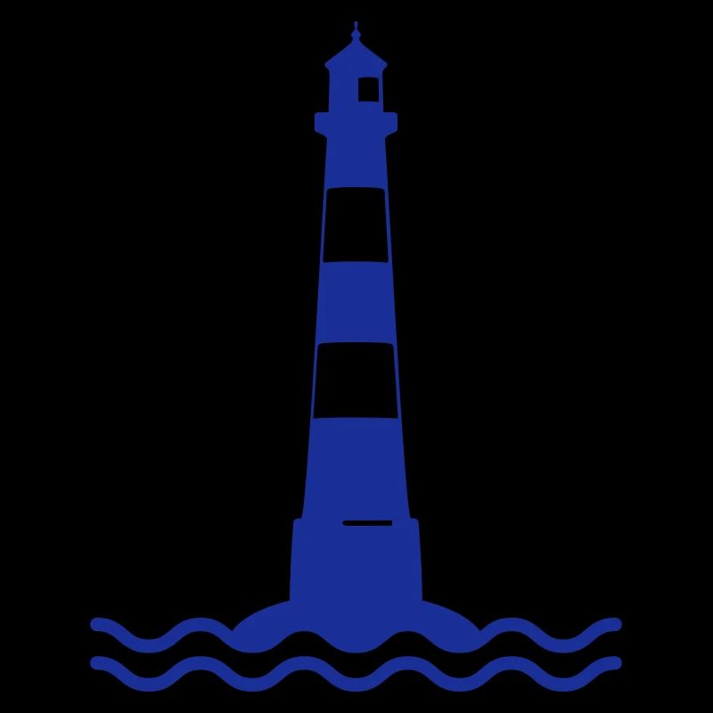 Mer de vagues phare maritime des côtes de la mer