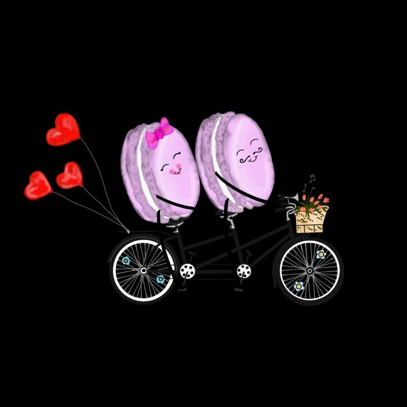 Macarons on a two-wheeler