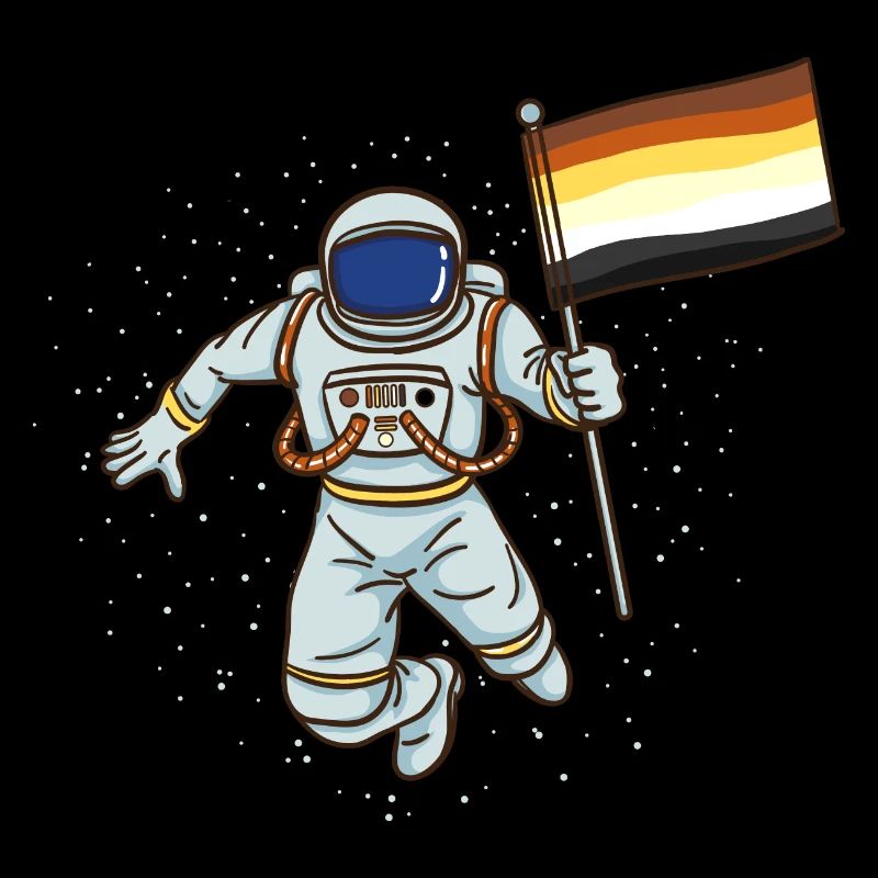 Astronaut Gay Bear Pride