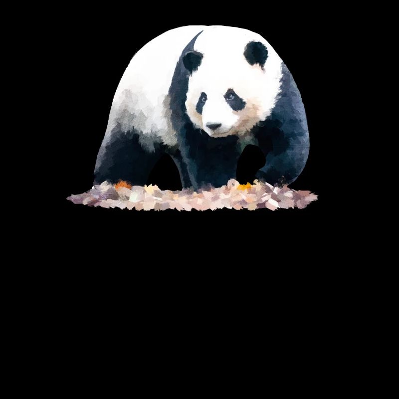 Panda Öl Zeichnung