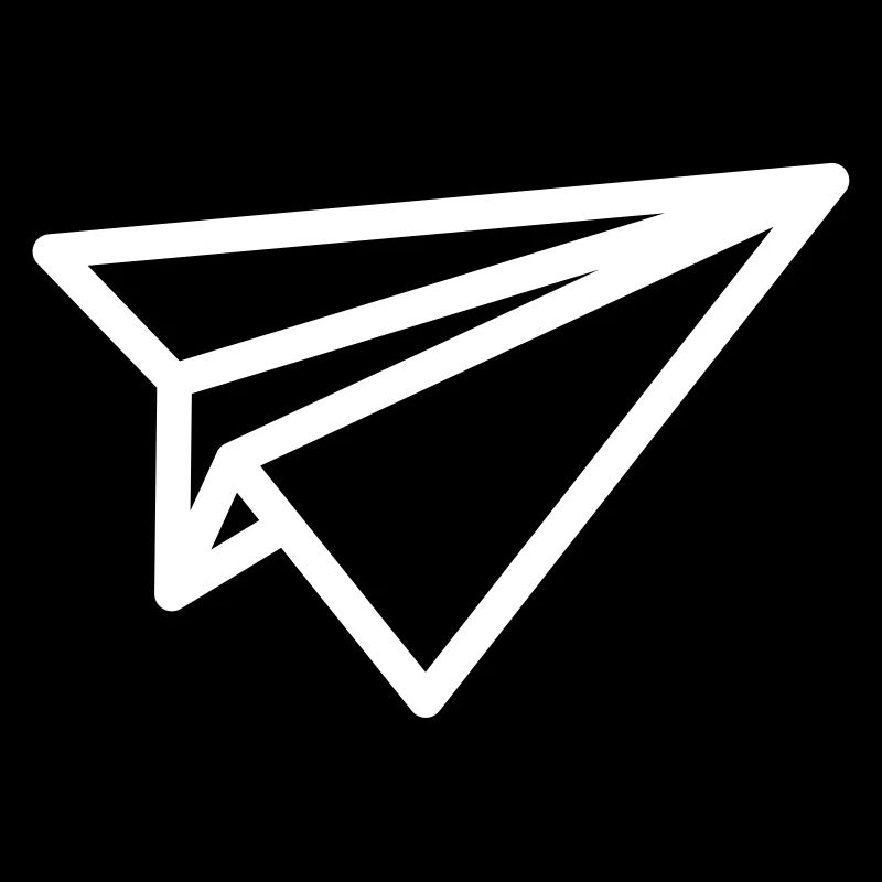 Paper plane big on tshirt
