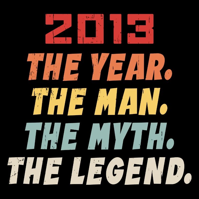 2013 Birthday gift, the legends born 2013