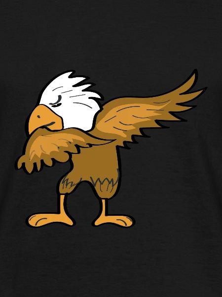 Dabbing eagle