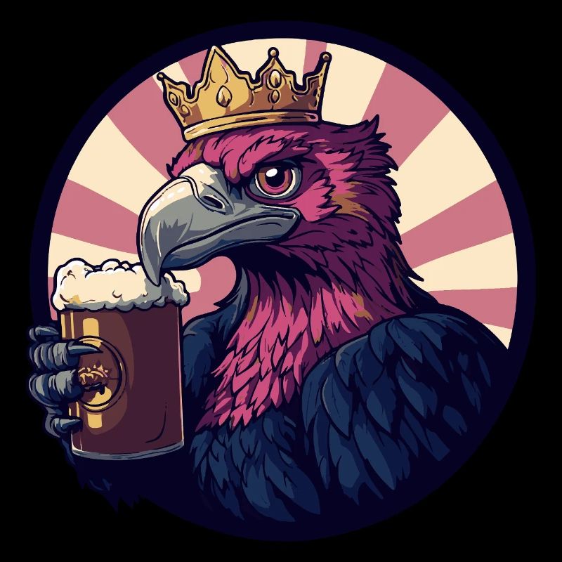 Harpyie Vogel Bier